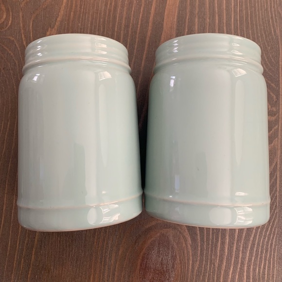 Mint Mason Jar Glasses - Picture 1 of 3
